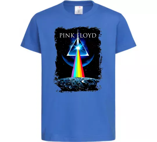 Детская футболка Minimal Pink Floyd Ярко-синий фото