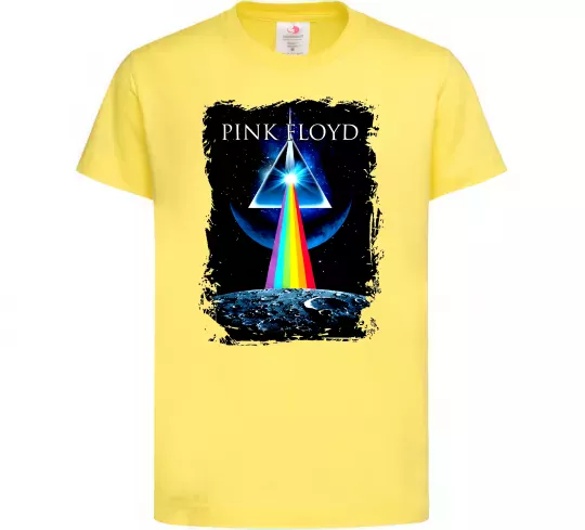 Детская футболка Minimal Pink Floyd Лимонный фото