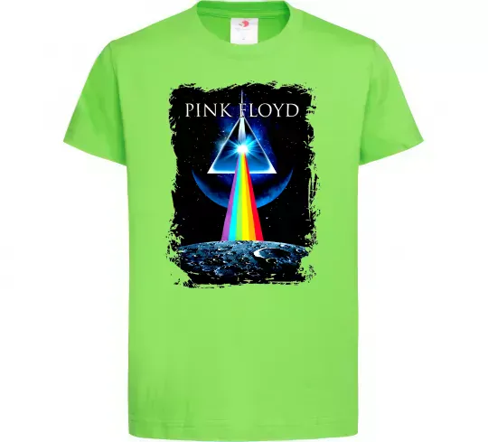 Детская футболка Minimal Pink Floyd Лаймовый фото