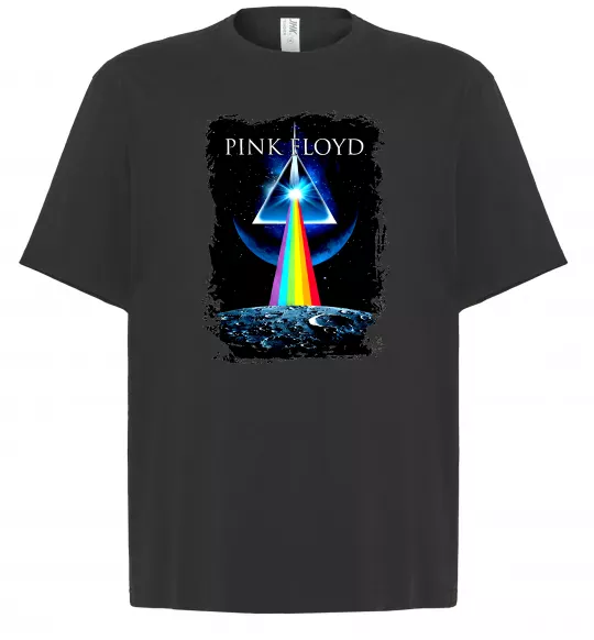Футболка Оверсайз Minimal Pink Floyd Черный фото