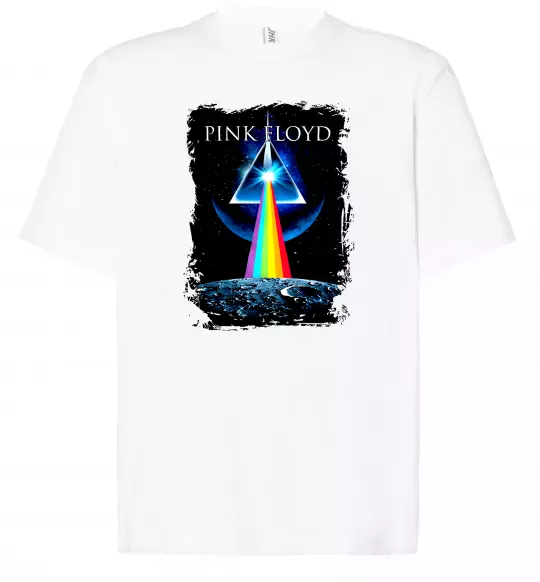 Футболка Оверсайз Minimal Pink Floyd Белый фото