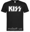 Мужская футболка Kiss logo Черный фото