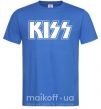 Чоловіча футболка Kiss logo Яскраво-синій фото