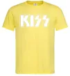Мужская футболка Kiss logo Лимонный фото