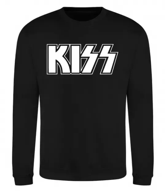 Світшот Kiss logo Чорний фото