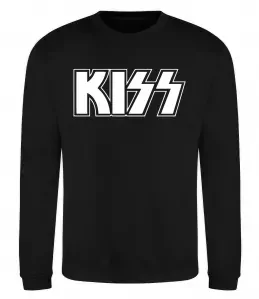 Свитшот Kiss logo Черный фото