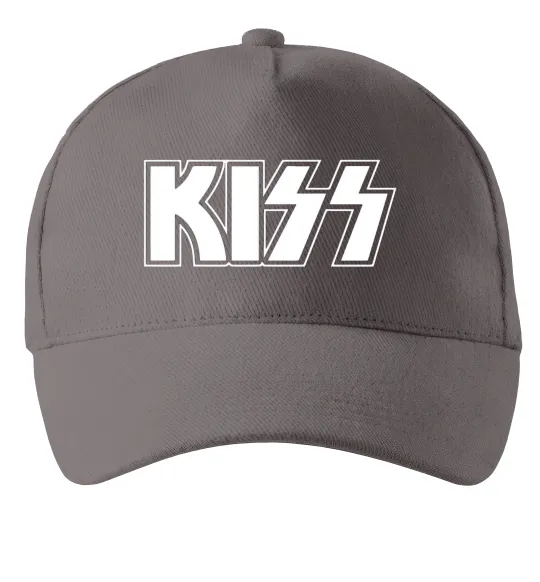 Кепка Kiss logo Сірий фото