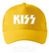 Кепка Kiss logo Сонячно жовтий фото