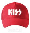 Кепка Kiss logo Червоний фото
