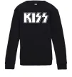 Дитячий світшот Kiss logo Чорний Дитячий світшот Kiss logo Чорний фото