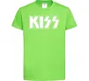 Детская футболка Kiss logo Лаймовый фото