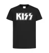 Детская футболка Kiss logo Черный фото