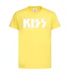 Детская футболка Kiss logo Лимонный фото