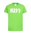 Детская футболка Kiss logo Лаймовый фото