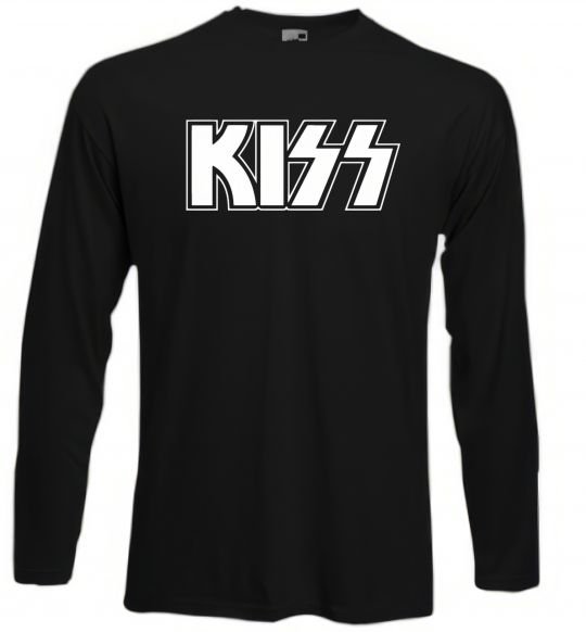 Реглан Kiss logo Черный фото