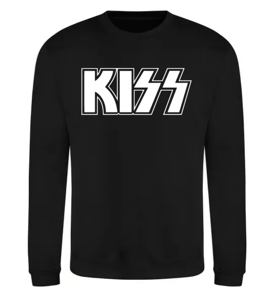 Світшот Kiss logo Чорний фото