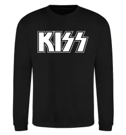 Світшот Kiss logo Чорний фото