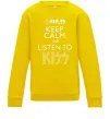 Детский Свитшот Keep calm and listen to Kiss Солнечно желтый Детский Свитшот Keep calm and listen to Kiss Солнечно желтый фото