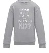 Детский Свитшот Keep calm and listen to Kiss Серый меланж Детский Свитшот Keep calm and listen to Kiss Серый меланж фото