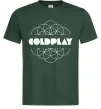 Мужская футболка Coldplay white logo Темно-зеленый фото