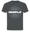 Мужская футболка Coldplay white logo Графит фото