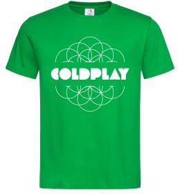 Мужская футболка Coldplay white logo