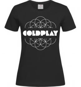 Жіноча футболка Coldplay white logo Жіноча футболка Coldplay white logo