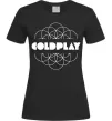 Жіноча футболка Coldplay white logo Чорний Жіноча футболка Coldplay white logo Чорний фото
