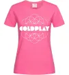 Жіноча футболка Coldplay white logo Яскраво-рожевий Жіноча футболка Coldplay white logo Яскраво-рожевий фото