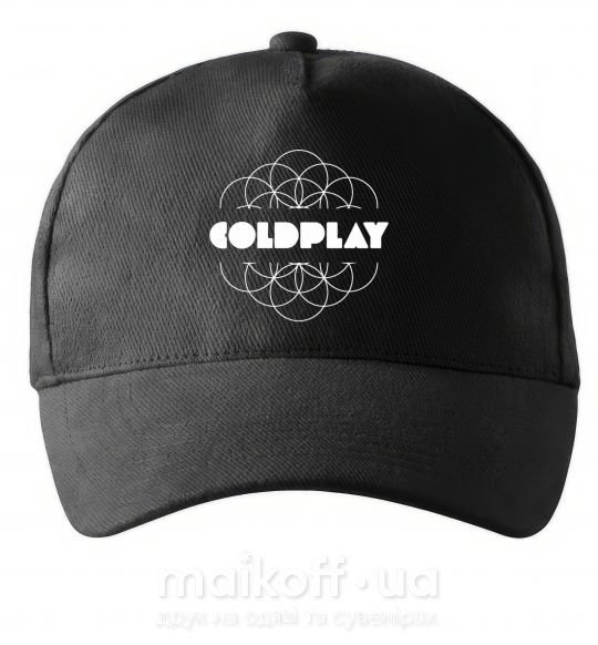 Кепка Coldplay white logo Черный фото