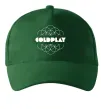 Кепка Coldplay white logo Темно-зеленый Кепка Coldplay white logo Темно-зеленый фото