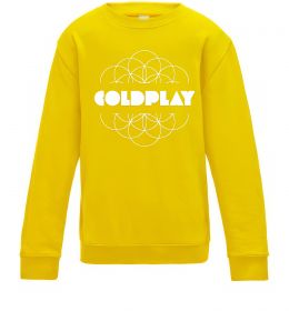 Детский Свитшот Coldplay white logo