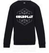 Детский Свитшот Coldplay white logo Черный фото
