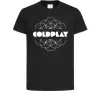 Дитяча футболка Coldplay white logo Чорний фото