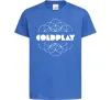 Дитяча футболка Coldplay white logo Яскраво-синій фото