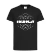 Дитяча футболка Coldplay white logo Чорний фото
