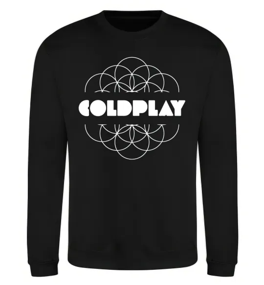 Свитшот Coldplay white logo Черный фото