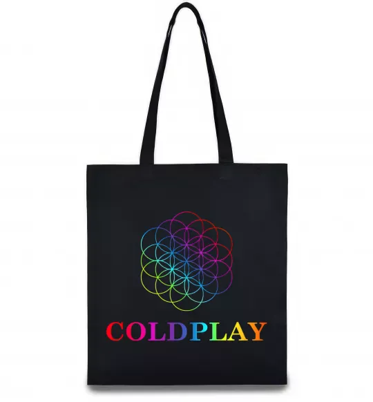 Еко-сумка Coldplay logo Чорний фото