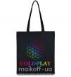 Еко-сумка Coldplay logo Чорний фото