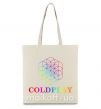 Эко-сумка Coldplay logo Бежевый фото