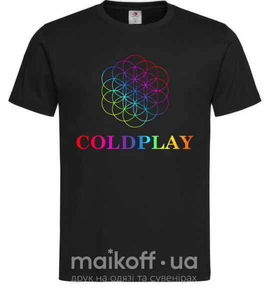 Чоловіча футболка Coldplay logo Чорний фото