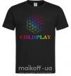 Чоловіча футболка Coldplay logo Чорний фото