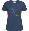 Жіноча футболка Coldplay logo Темно-синій фото