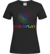 Жіноча футболка Coldplay logo Чорний фото