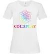 Жіноча футболка Coldplay logo Білий фото
