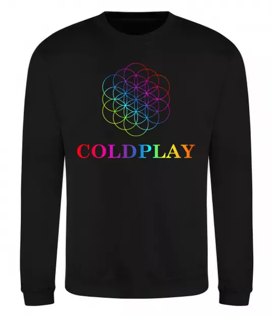 Свитшот Coldplay logo Черный фото