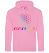 Чоловіча толстовка (худі) Coldplay logo Рожевий фото