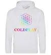 Чоловіча толстовка (худі) Coldplay logo Сірий меланж фото