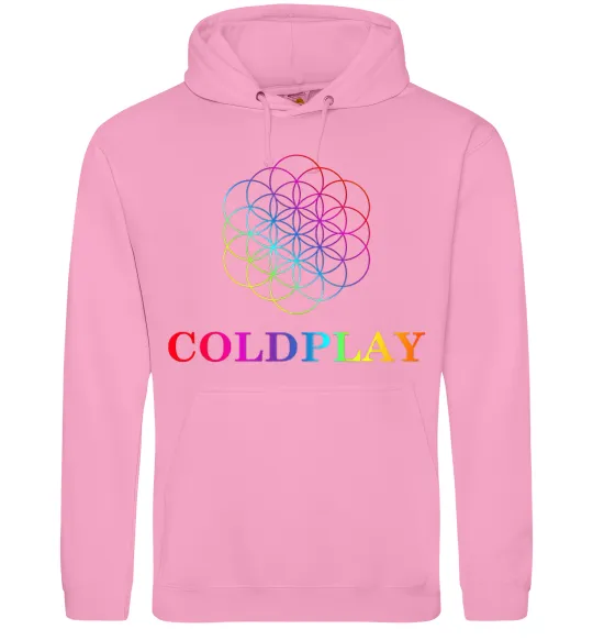 Жіноча толстовка (худі) Coldplay logo Рожевий фото