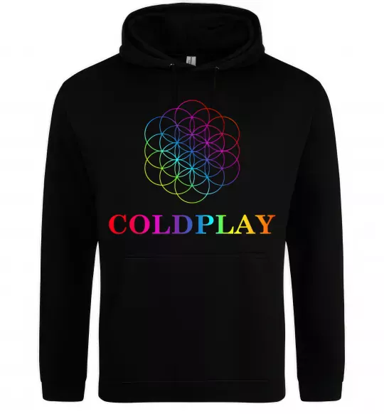 Жіноча толстовка (худі) Coldplay logo Чорний фото